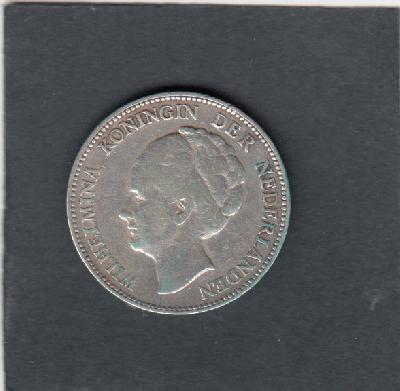 Beschrijving: 1 Gulden WILHELMINA 